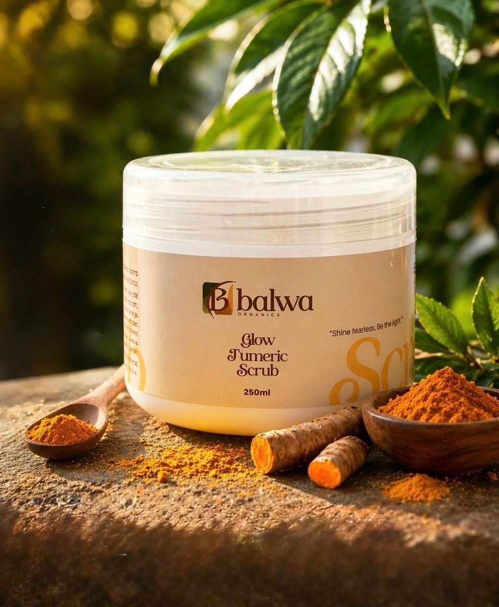 Bbalwa Organics Glow Turmeric Scrub 250ml