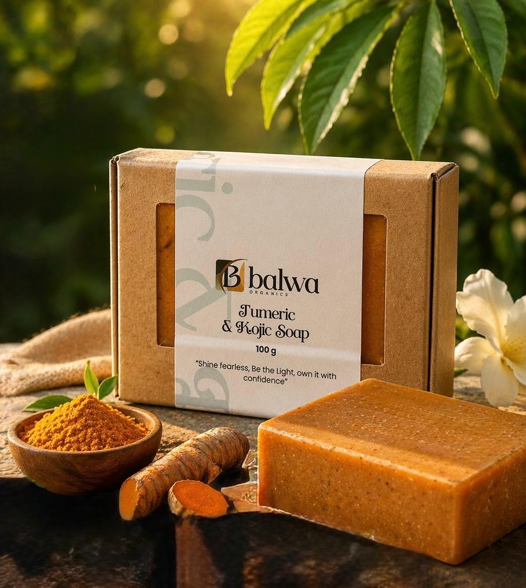 Bbalwa Turmeric & Kojic Soap – 100g