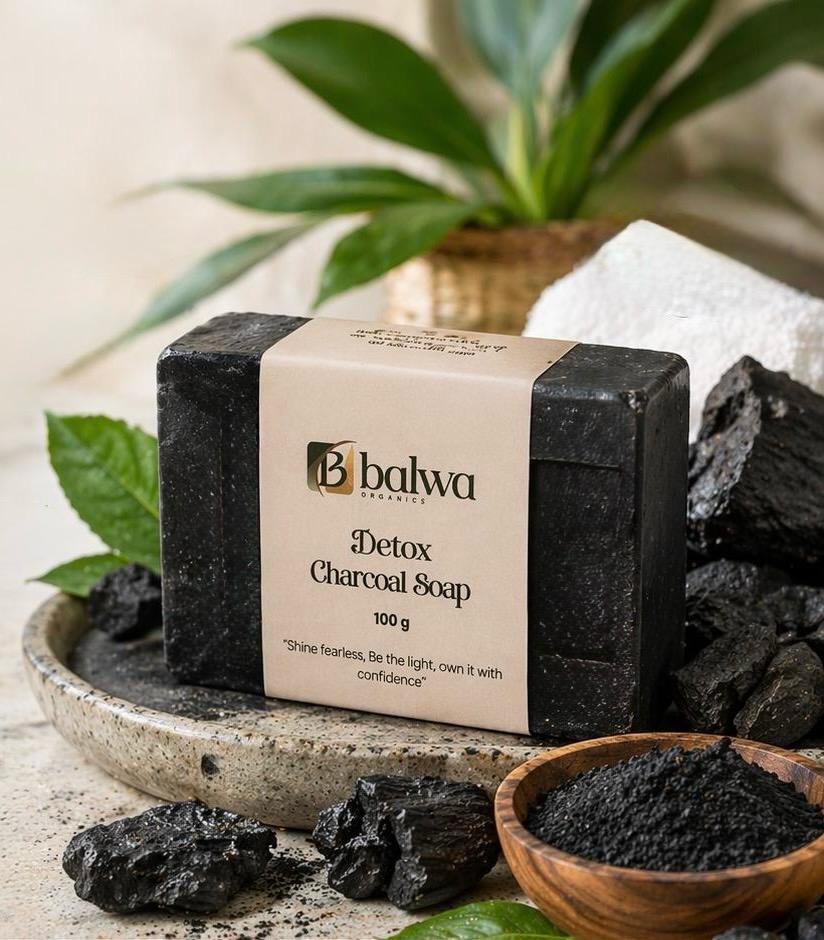 Detox charcoal soap 100g